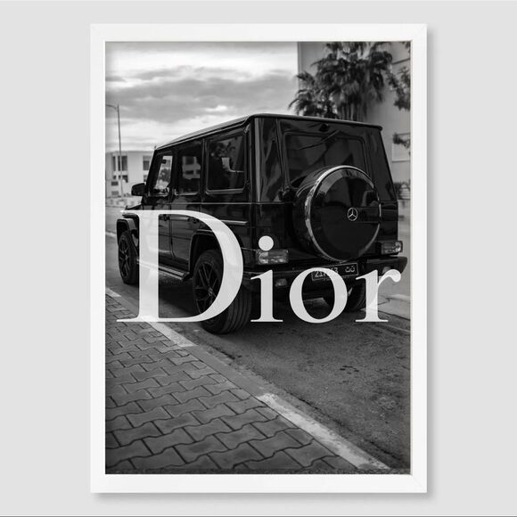 CoCo fashion Car Designer Wall Art Poster Print Picture Gift  A3 A4 Bla… - Picture 4 of 13